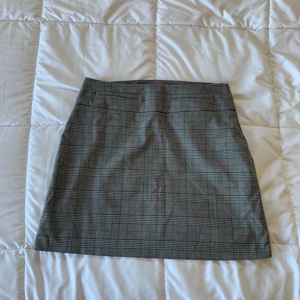 plaid skirt